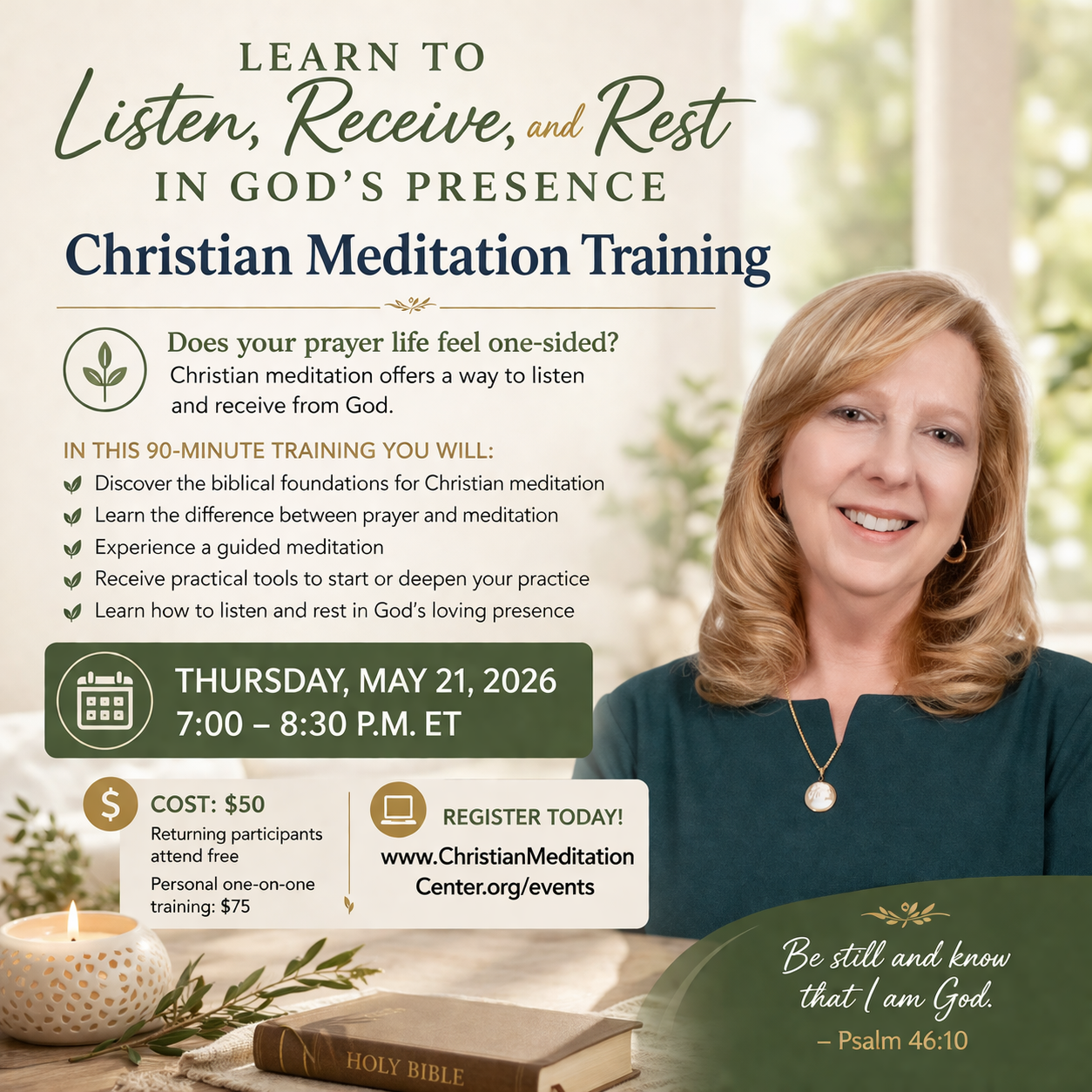 Christian Meditation Training